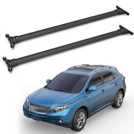 KUIPERAUTO 165lbs Aluminum Roof Rack Cross Bars Compatible for 2010-2015 RX350 Rooftop Luggage Carrier Rack for Bike Canoe Kayak Cargo Box