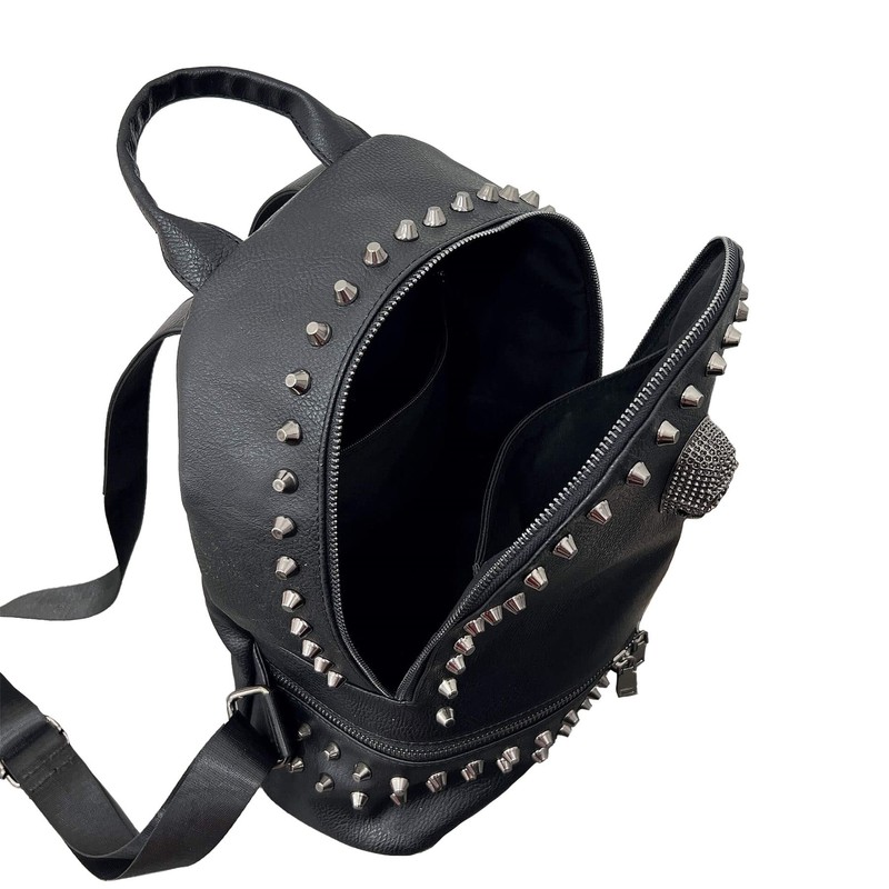 Ro Rox Dade Skull Backpack Canvas Punk Gothic Bag School