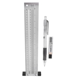 Ultra Precision Marking Ruler Stainless Steel Woodworking Scribing Ruler Gauging Tool12 inches