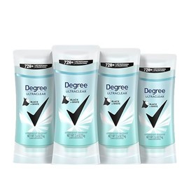 Degree UltraClear Black + White Antiperspirant Deodorant 2.6 oz, 4 count