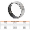 Smart Health Ring Sleep Temperature Steps Monitoring 18mah Lightweight Fitness