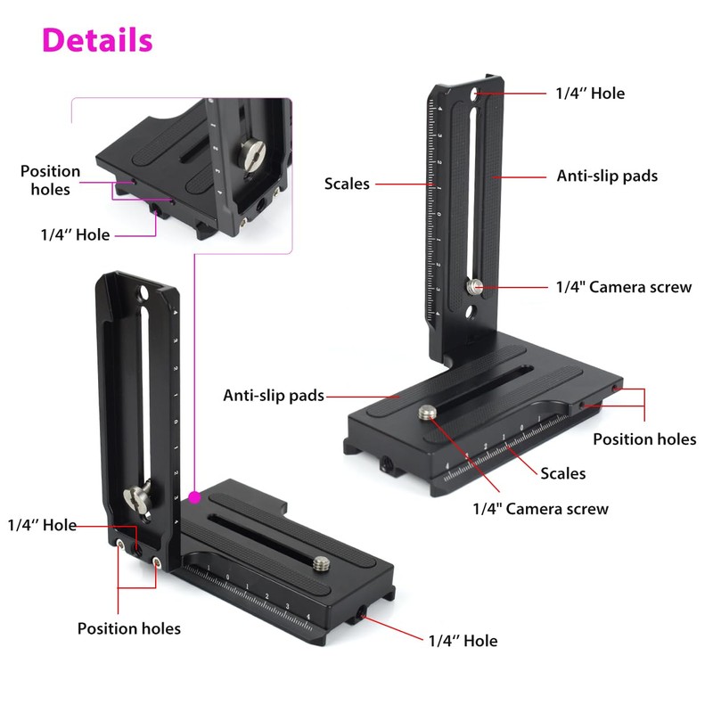 Akeipho - Placa de liberación rápida para DJI Ronin RSC2