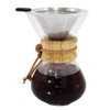 Pour Over Coffee Maker，14 oz Borosilicate Glass Carafe Manual Coffee
