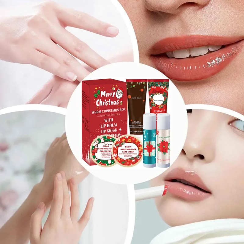 Sets De Regalo Navideños De Crema De Manos Y Crema