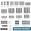 Tornillos Montaje Tv, Kit Universal de Tornillo M8 M6 M5