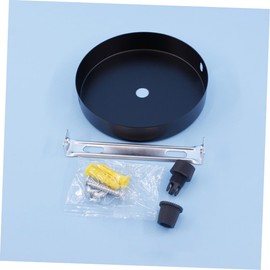 Operitacx DIY Ceiling Canopy Kit for Chandelier Round Light Fixture Cover Plate Pendant Light Mounting Base Easy Installation