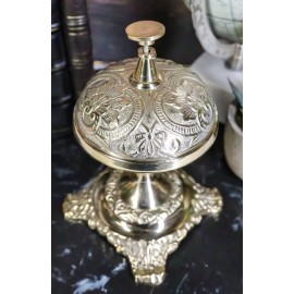 Vintage Antique Style Ornate Baroque Victorian Front Desk Hotel Counter Bell