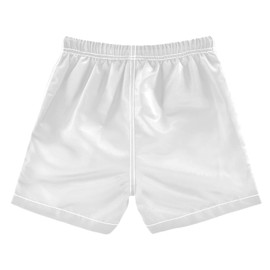 Caihoyu White Boys Swim Trunks Summer Drawstring Toddler Swim Board Shorts Quick Dry Little Boys Bathing Suit Beach Hawaii Vacation 10 Years-12 Years