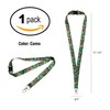 Lucky Line Lanyard with Swivel Snap, Camo Design (C202), Camouflage,