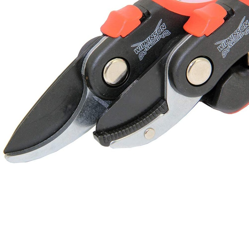 Wilkinson Sword 1111174W Bypass Pruner & Anvil Pruner Secateurs Twin