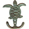 CTW Home Collection Cast Iron Sea Turtle Double Hook Cast