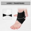 Tobilleras Elastica para Esguince, 1 par Tobilleras Deportivas Ajustable y