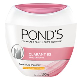 Ponds Crema Facial Anti-manchas Clarant B3 con SPF15 100 g