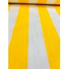 Yellow White Striped Fabric - Stripes Curtain Upholstery Material 140cm