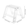Pinelicorn 2 Step Clear Folding Step Ladder, Photography Stool, Protable