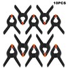 10 Stück Kunststoff-Federklemmen, 7,6 cm und 5,1 cm, robuste Federklemmen