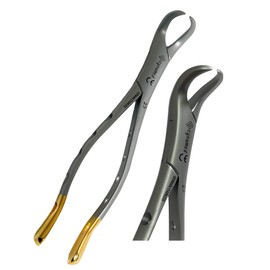 Premium Dental Extracting Extraction Forceps #150#151#23- Apical Forceps, Cowhorn Forceps, Lower Molars, Atraumatic-Premium Stainless Steel Reusable Dental Instruments (Extracting Fprcep #23)