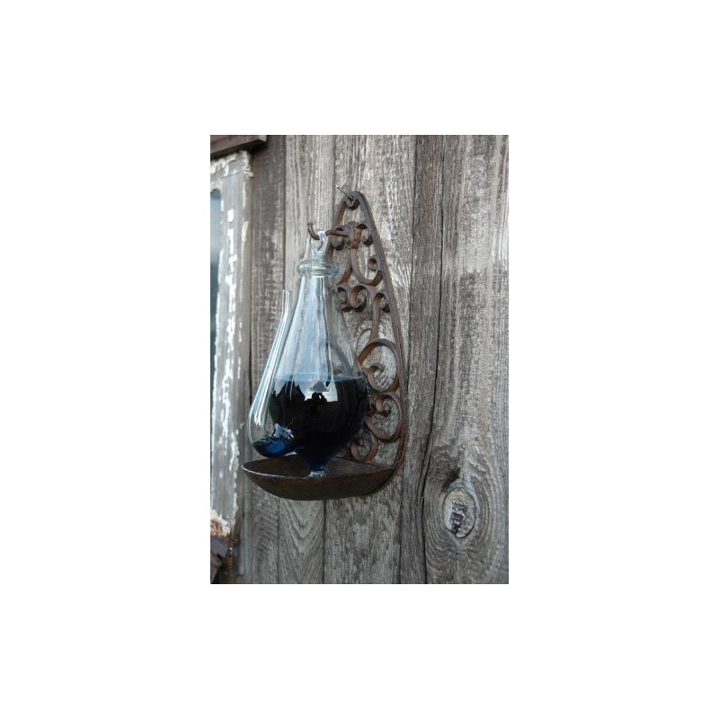 Esschert Design TH31 Thunder/Weather Glass Barometer with Cast Iron Filigree