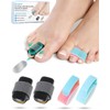 snqqmtt 2Pcs Hammer Toe Straightener with Removable Aluminum Plate and
