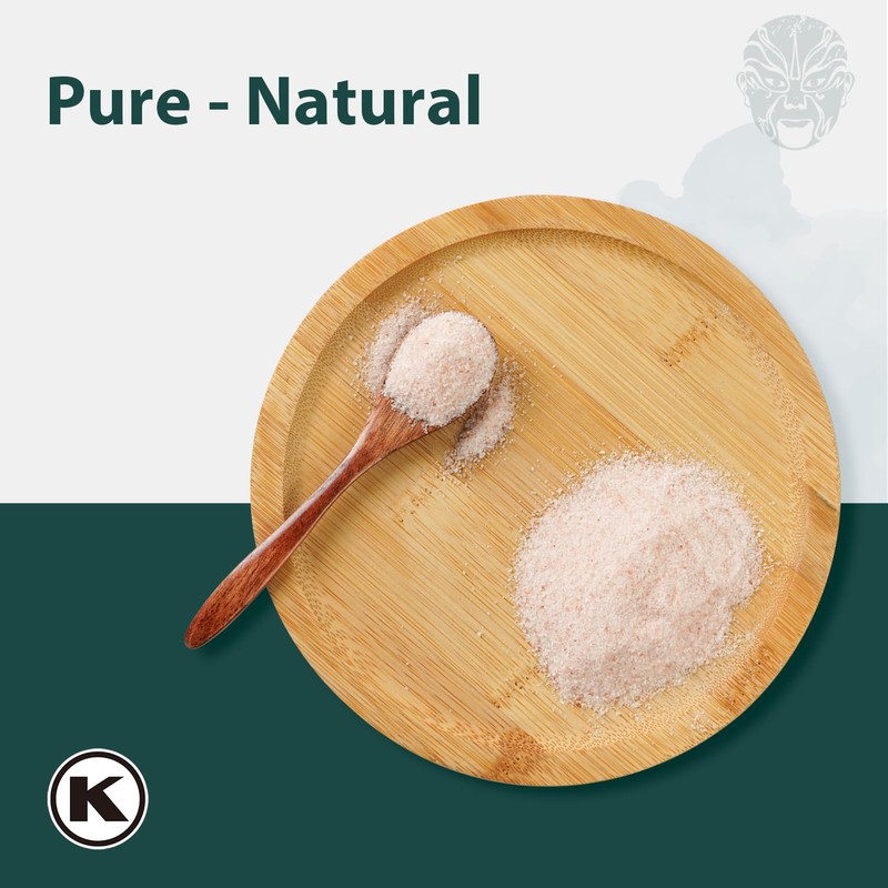 Soeos Himalayan Pink Salt, Fine Grain, 80oz (5 Pound), Non-GMO