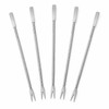 5-Piece Stainless Steel Seafood Fork Set – Dual-Ended Crab, Lobster,