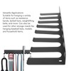 Gym Organizer Rack 8 Hook Versatile Gym Equipment Wall Rack
