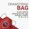ChalkTalkSPORTS Wrestling Unleash The Beast Drawstring Bag | Red Sports