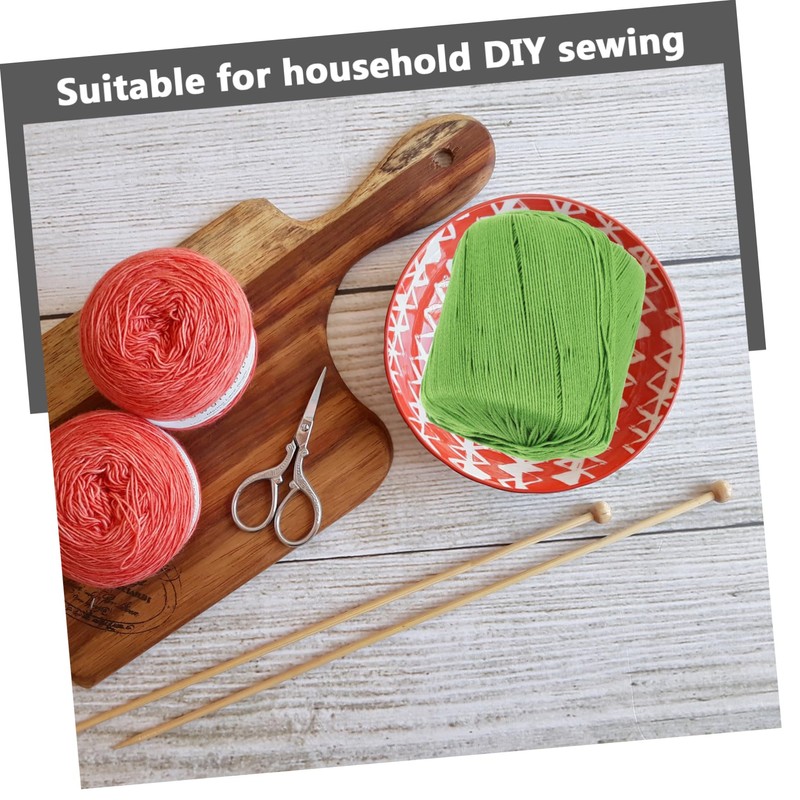 CORHAD 1 Roll Multi Function Cotton Crochet Yarn Durable and