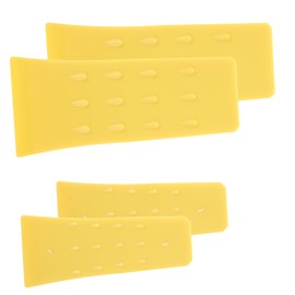 Kisangel 4pcs Plastic Tree Felling Wedges Durable Logging Tools with Raised Spikes for Cutting Lightweight Reusable Forestry Accessories