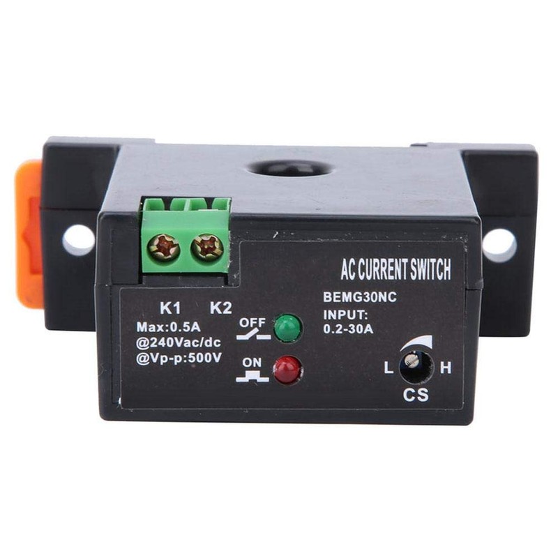 Fafeicy Current Detection Switch, Pressure-Resistant, Adjustable, Self-Supplying Detection Switch, Guide