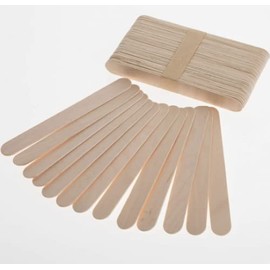 50pcs Wooden Lolly Jumbo Popsicle Sticks Lollipop Craft Sticks Plain Plant Label Modelling Crafting Kids 150mm X 18mm X 2mm