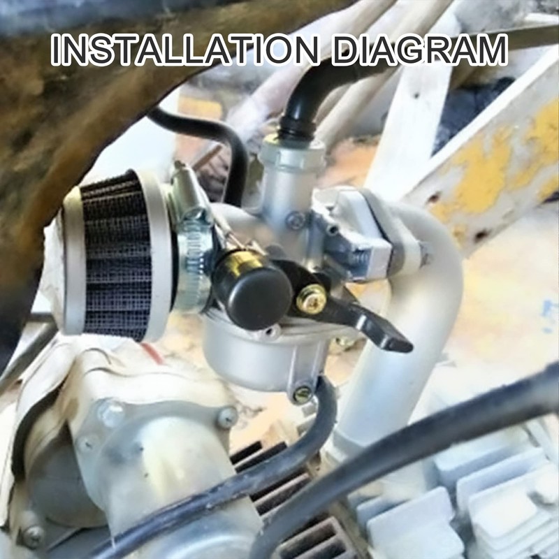 GOOFIT PZ19 Carburetor with Air Filter for Chinese 50cc 70cc