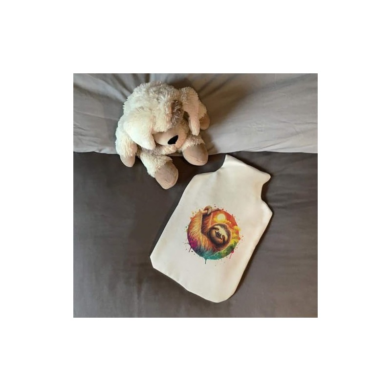 'Sloth at Sunset' Hot Water Bottle Cover (HW00035595)