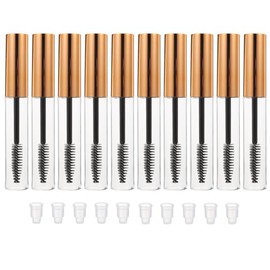 Beaupretty 10 Tubos Vacíos Para Rímel Con Aplicador De Pestañas 4.13X0.59In Botella Contenedora Transparente Para Serum De Crecimiento De Pestañas Uso Diario Y Viajes