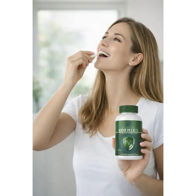 Vormixil 100 Cáps Apoyo Intestinal, Bienestar Digestivo Sabor Sin Sabor
