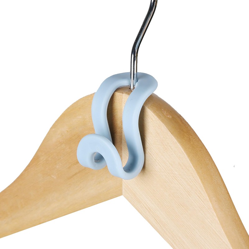 Hanger Hooks- Easy Hook Closet Organizer Curve Design Save Wardrobe