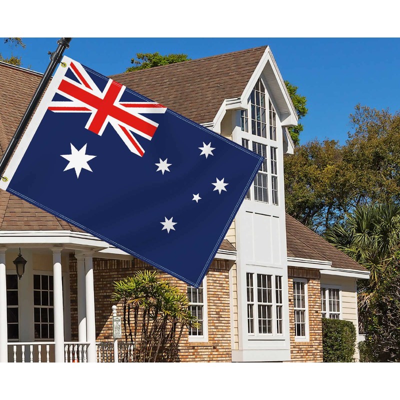 2×3 FT Australia Flag,Medium 60×90 CM Australian Outdoor Banner,100D Decor,Doube