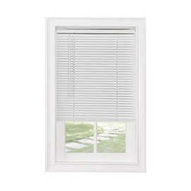 Cordless 1" Light Filtering Mini Blind, 52" Wide x 64" Long, White