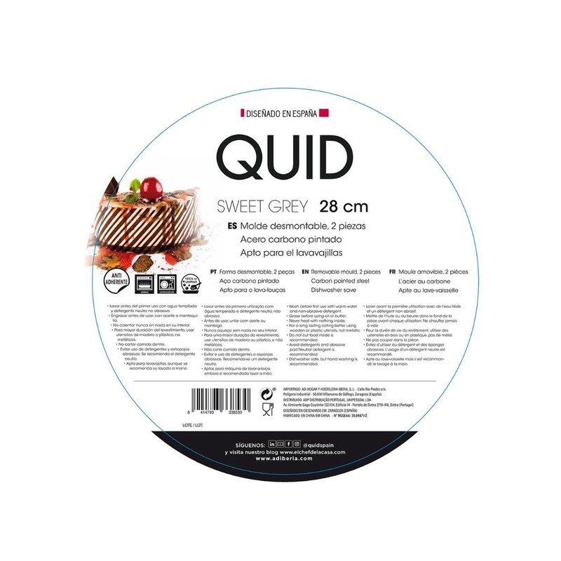 Quid – Sweet Grey Springform 28 cm