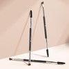KINGMAS Eyebrow Brush Spoolie Professional Double-Ended Angled Eye Brow Brush