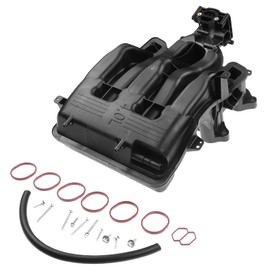 A-Premium Engine Upper Intake Manifold Assembly W/Gasket [SOHC, 6Cyl 4.0L] Compatible with Ford Explorer 2002 2003 & Mercury Mountaineer 2002 2003