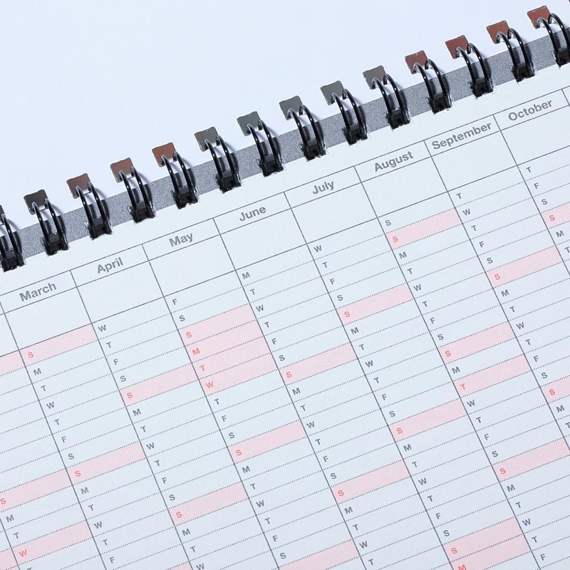 MARK'S 26WDR-NB5-OWH 2026 Notebook Calendar Schedule Book, Starts January 2026,