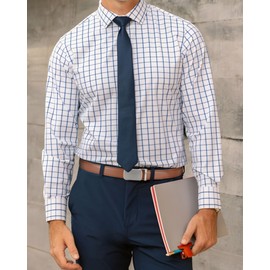 CHAOREN Mens Dress Belt - Mens Ratchet Belt Leather 1 1/4" for Dress Pant - Micro Adjustable Belts Fit Everywhere