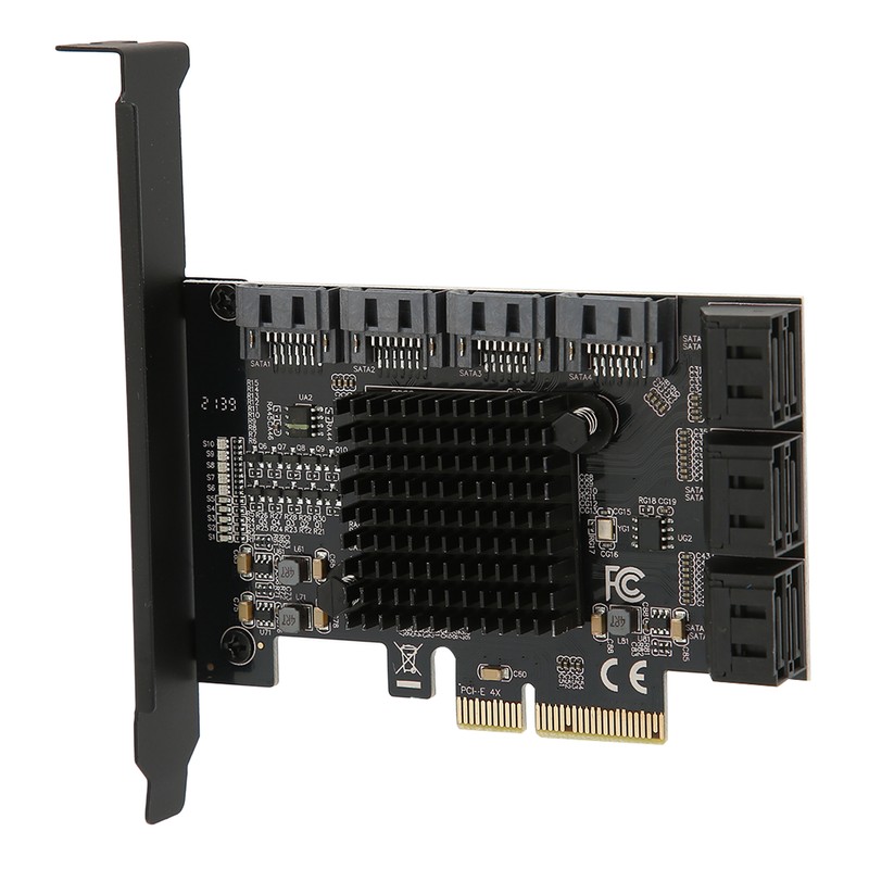 Adapter Card 6Gbps PCIE 4X to 10 Ports SATA3.0 Multi