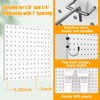 FZK Peg Board, 74PCS Metal Pegboard Wall Organizer Kit. Heavy