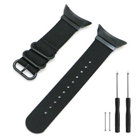 Strap Compatible with Suunto Core All Black, 22 mm Width Nylon, Breathable Replacement Strap, Sports Watch Strap for Suunto Core All Black Watch (Black), black, Classic