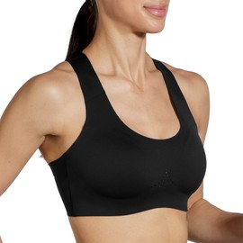 Brooks Women's Crossback 2.0 Sports Bra for Running, Workouts & Sports - Black - 38DDE