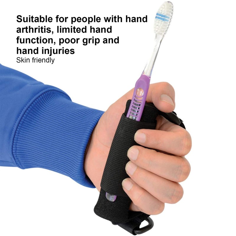 Hand Strap for Holding Utensils, Utensil Holder for Tremors and