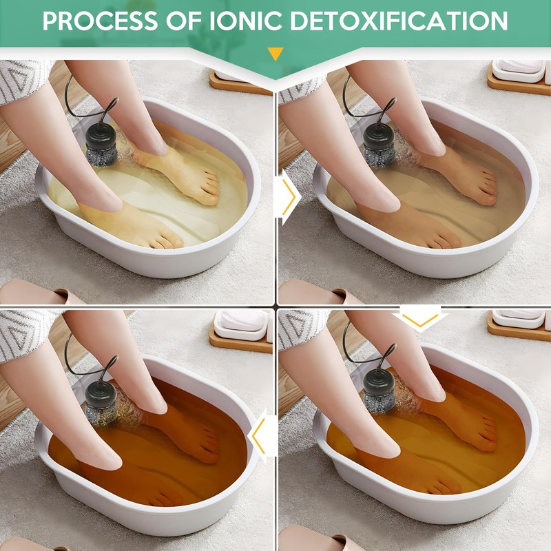 veicomtech Upgrade Ionic Foot Bath Detox Machine, 3 in1 Detox