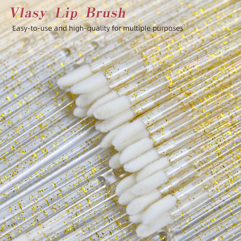 Vlasy Lip Brush, Lip Wands,Makeup Applicators 150PCs Lip Gloss Concealer